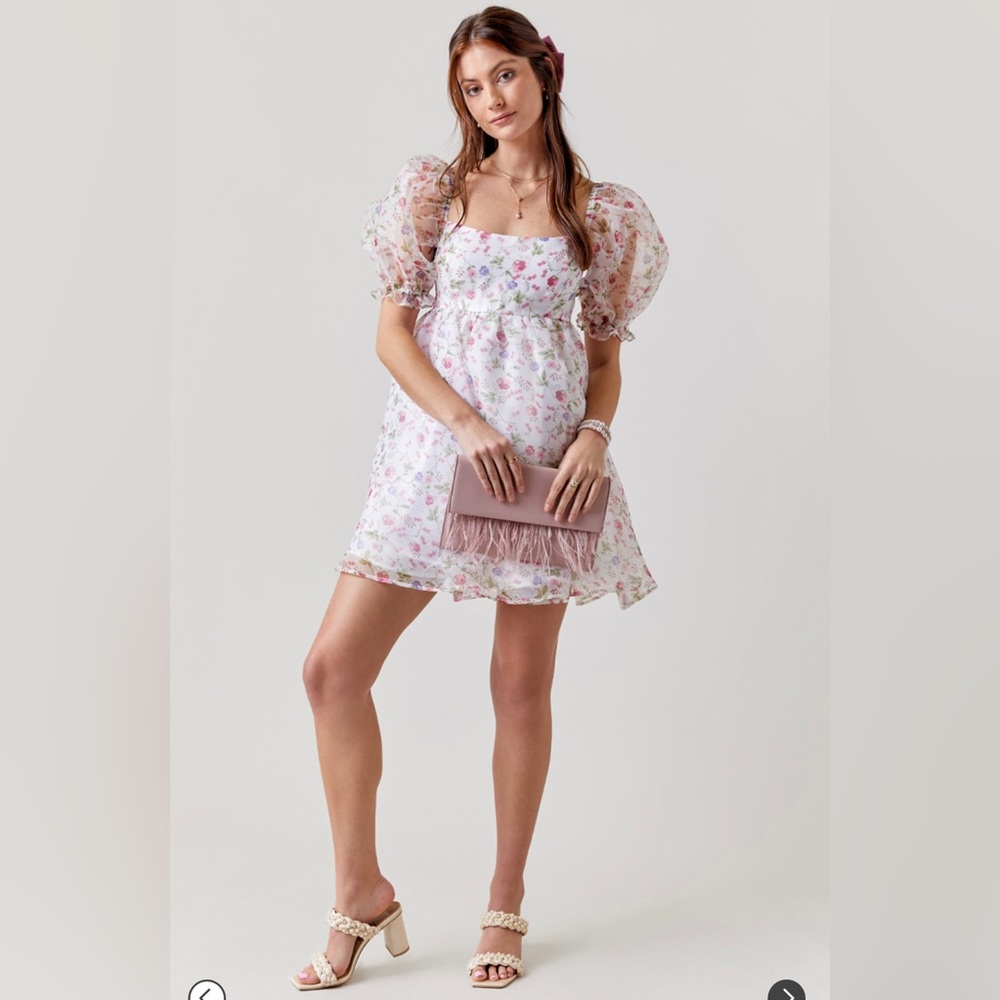 Francesca’s Babydoll mini dress from Blue Rain size small NWT